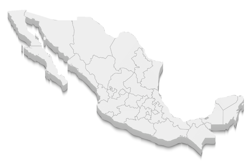 Mapa México cobertura nacional